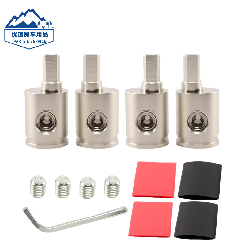 汽车音响线材接线端子功放插放大器偏心款音频接线端子RV房车改装