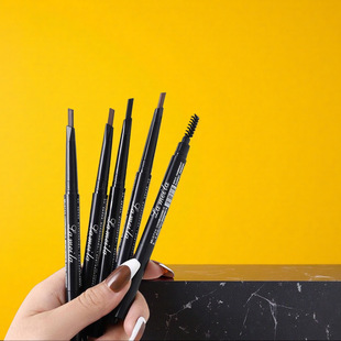 Lamera Double-headed Supernatural Lasting Eyebrow Pen Silk Fog Eyebrows Stereo Outline with Eyebrow Brush Lasting Not Easy to Simmy