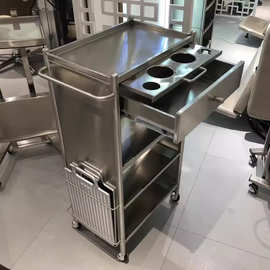 美容美发推车理发店发型师烫染工具车发廊工具推车杠车柜