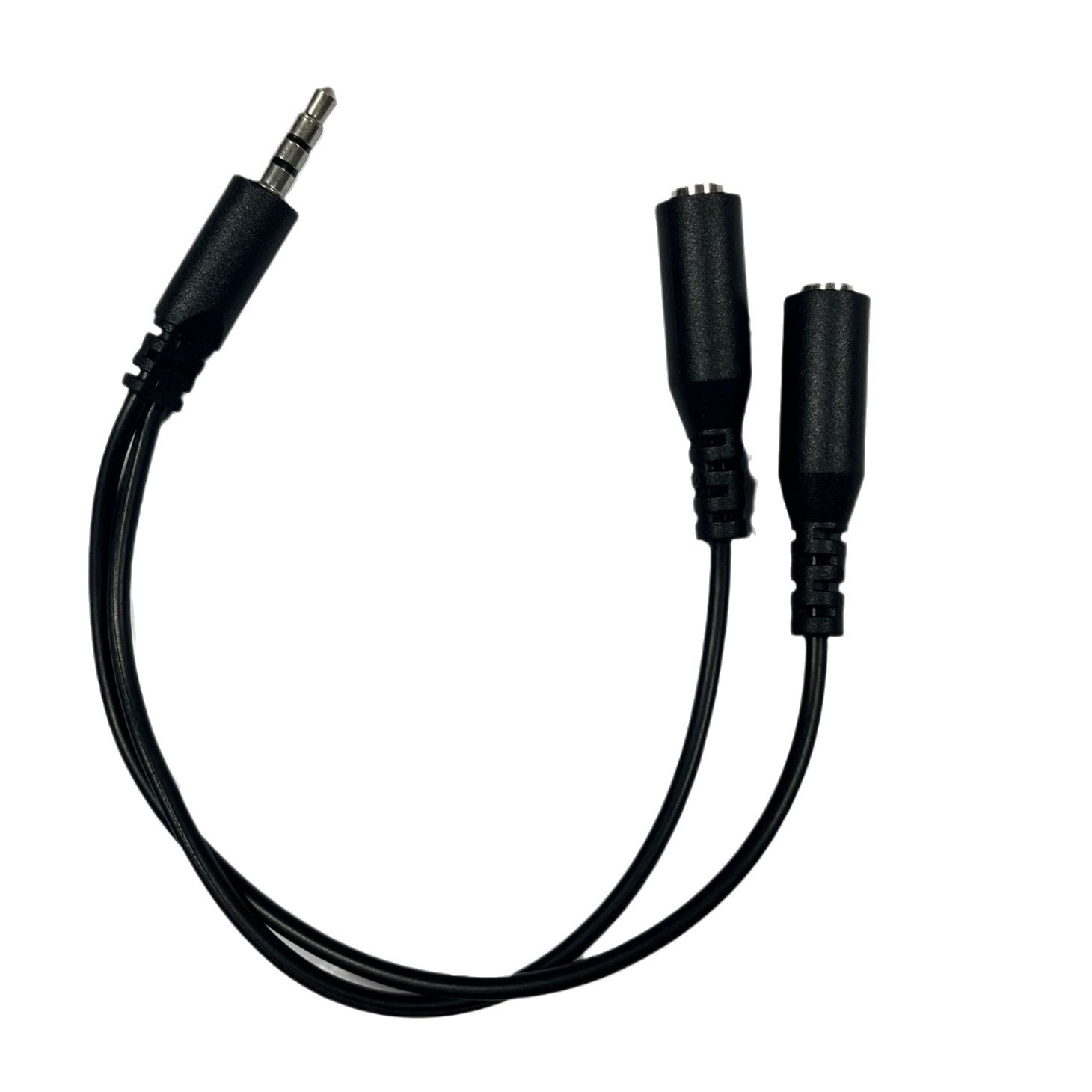 Adaptador de auriculares cable 3,5 dos-en uno USB2.0 cable de extensión cuadrado Puerto transmisión de datos cable macho a hembra