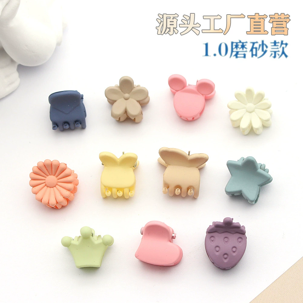 Оптовые матовые мини-заколки для волос в стиле Моранди, заколки для челки, заколки для плетения, маленькие заколки, милые матовые маленькие заколки