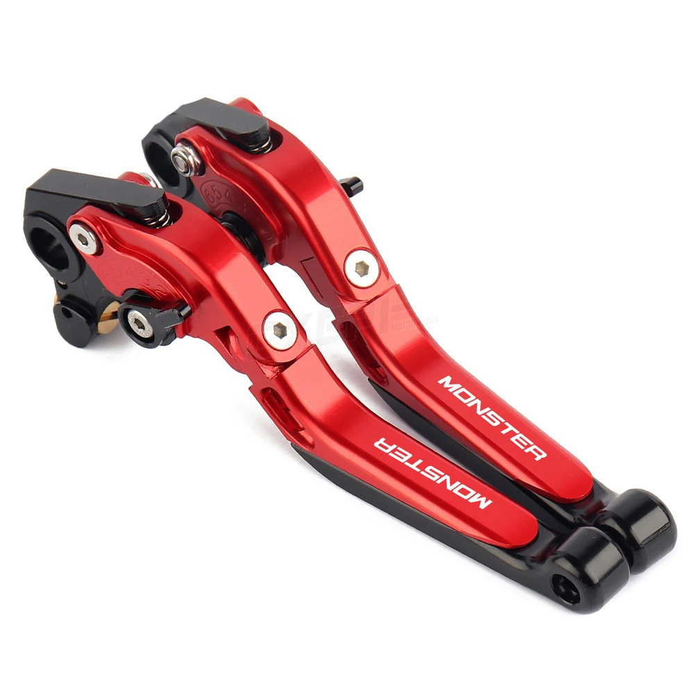 Suitable for Ducati Monster 696 Motorcycle Cnc Telescopic Folding Brake Clutch Handle Lever Horn