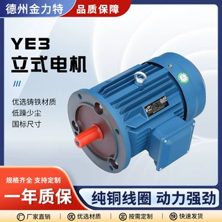 定制加工YE3三相异步电动机380V全铜国标立卧式机械设备用电动机