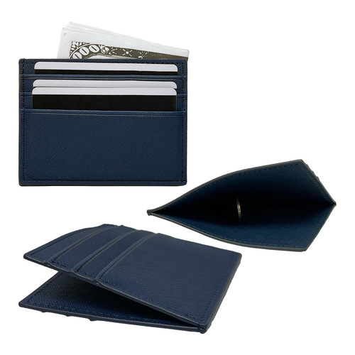 Factory directly supplied in stock PU leather double-sided six-card multi-card slot large-capacity card bag card cover portable