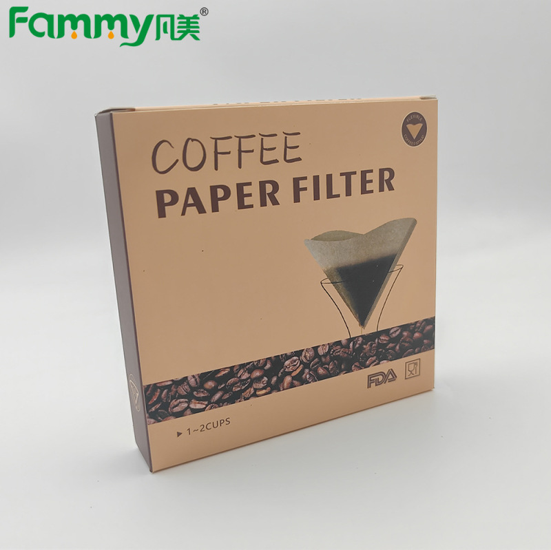 ログパルプ V 字型コーヒーフィルターペーパー V60 フィルターカップコーヒードリップ濾紙既製コーヒーフィルターボックス手醸造|undefined