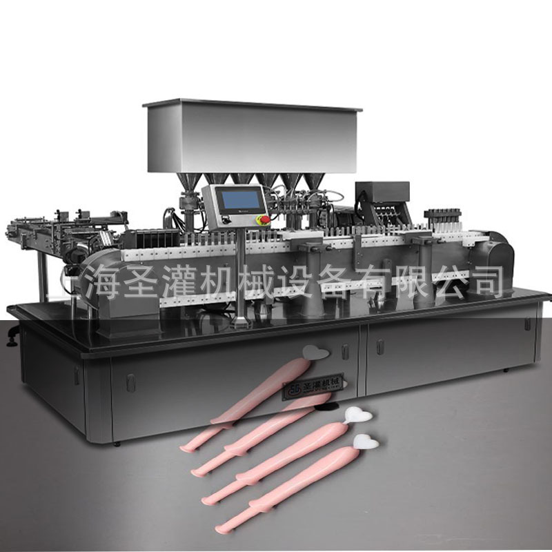 3克私密凝胶全自动灌装机 5g扁瓶凝胶灌装线 臭氧油灌装机 现货