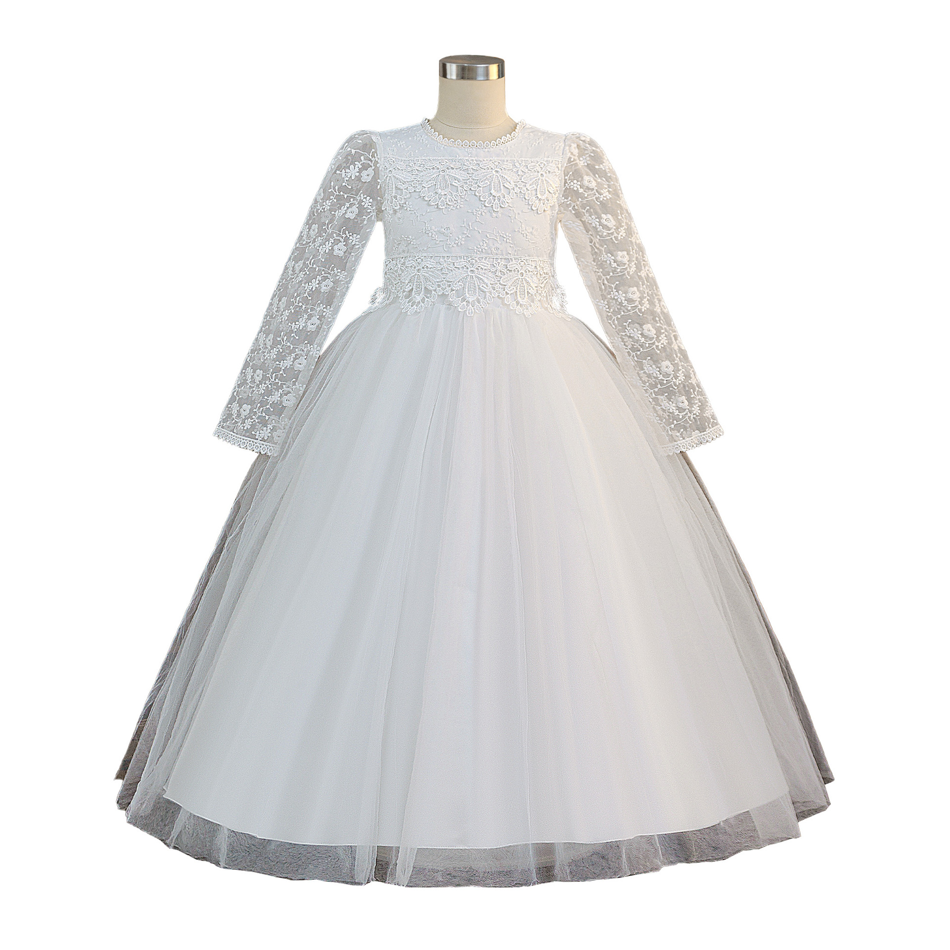 Amazon mangas largas niñas vestidos largos vestidos de espectáculo vestidos de flores vestidos de princesa vestidos de niños vestidos de princesa