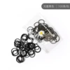 Black shiny silk*100 pieces