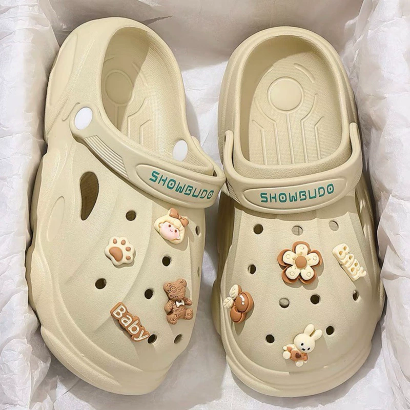 Баотоу пещерные туфли женские летние милые мультяшные туфли