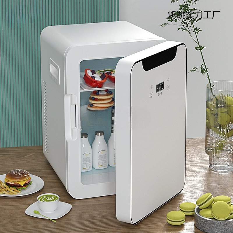 P8L Mini Car-Mounted Household Refrigerator, Student Dormitory Single-Person Small Refrigeration Freezer, Small Refrigerator, Car Refrigerator
