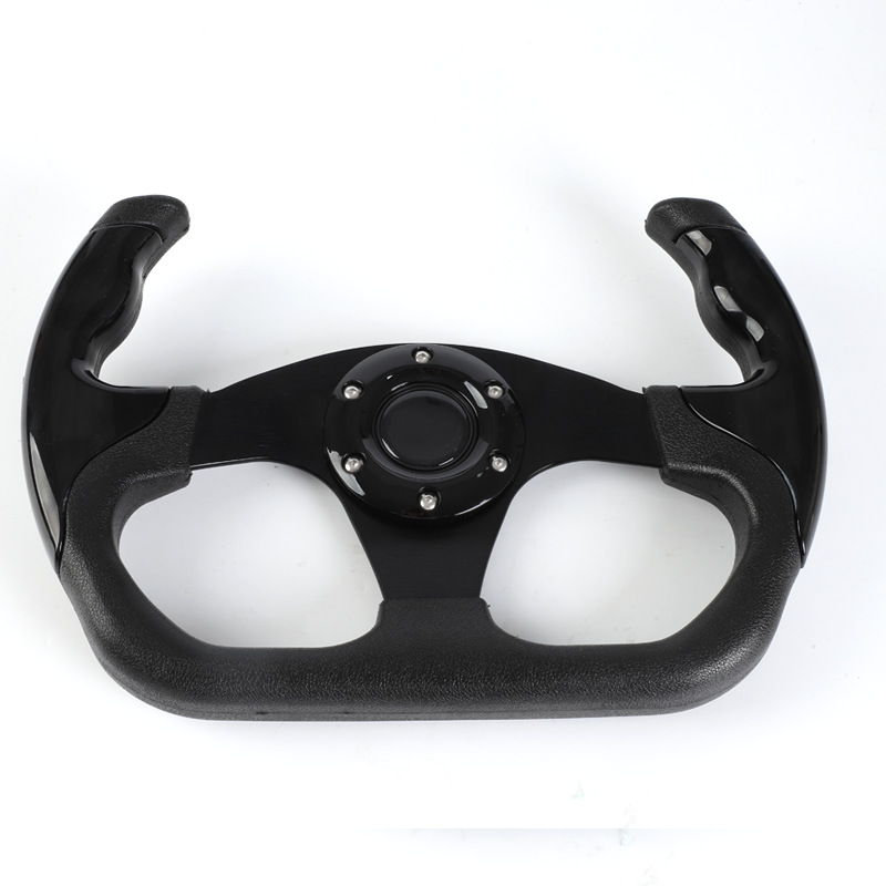 PU Leather, Universal Steering wheel - jg-8989-gloss-black