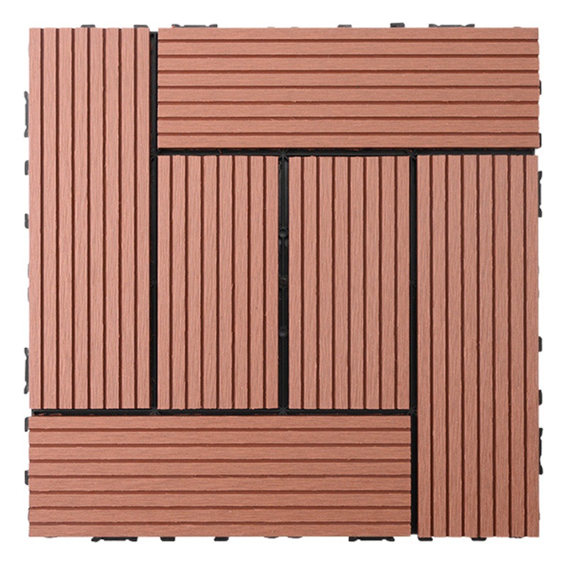 Suelo compuesto de plástico y madera para exteriores, anticorrosión, para patio, terraza, jardín, villa, balcón, autoinstalación, ecológico, resistente a la humedad, uso en exteriores.