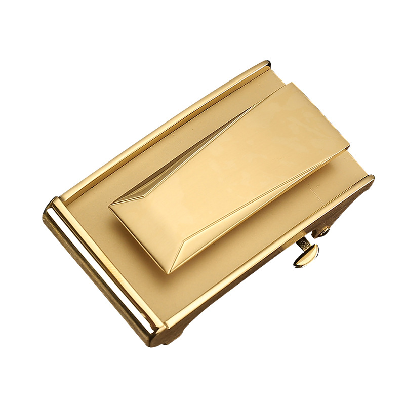 3,5/3,8 hebilla de cinturón de acero inoxidable hebilla sin dientes tipo prensa para hombre hebilla de cinturón de alta calidad hebilla de cinturón de material de sensación venta directa