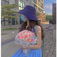 网红浪花纱鲜花包装波浪纱网蕾丝纱网花店花束花艺鲜花包装缘之故