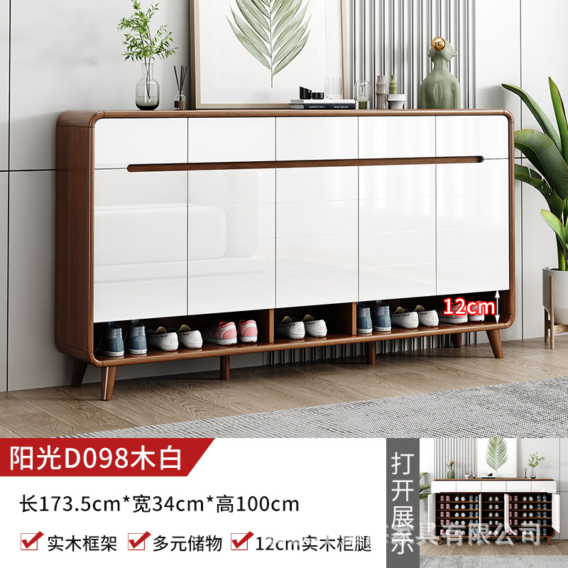 中国式の靴棚の入り口の玄関棚の家庭用の入り口の靴の台所の高級な客間の収納の一体棚のロッカー