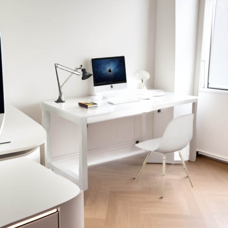 Simple Modern Home Reinforced Computer Desk Desktop Desk Homework Writing Extended Double Economic E-Sports Manufacturer Direct Sales
