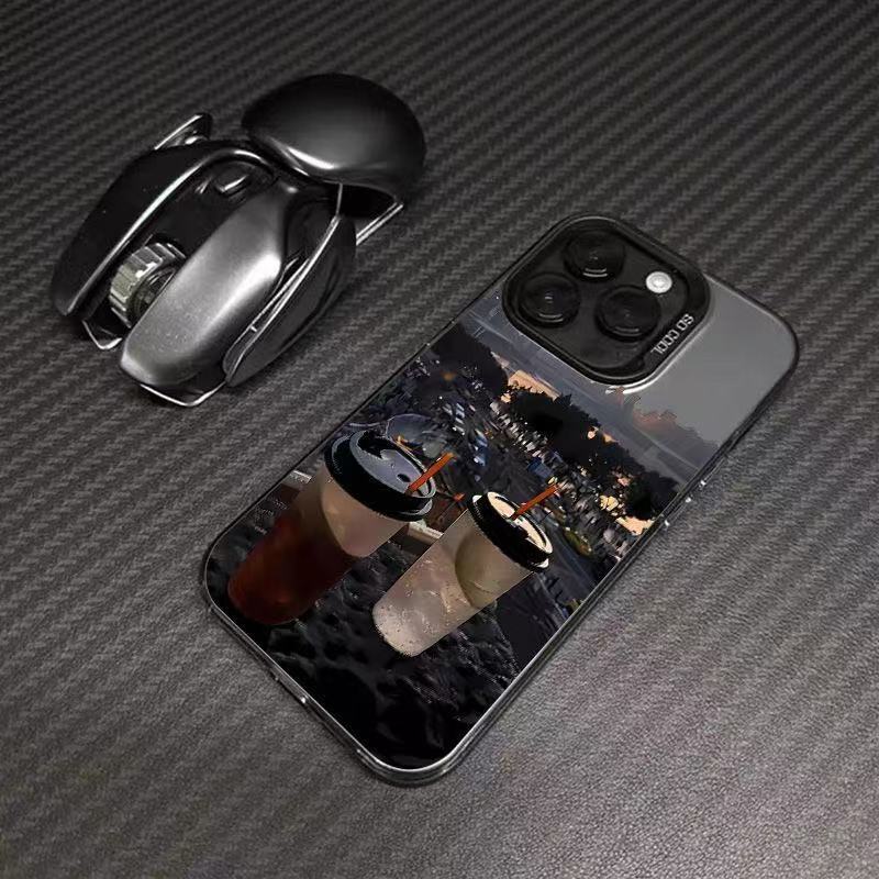 Nueva funda para teléfono móvil iphone16 aplicable europea y americana 11 Apple 15promax/14 anti-caída 13pro12 personalidad xr