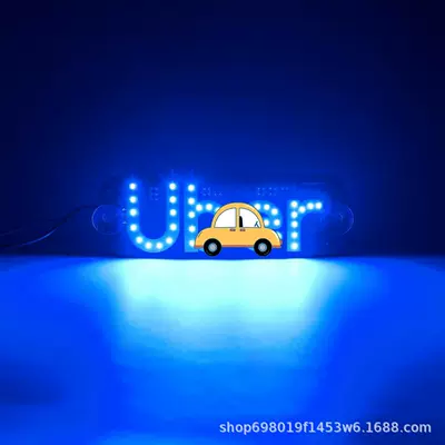 Other lights USB Sign Light - uber-blue