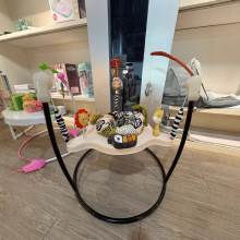 婴儿摇椅多功能震动玩具跨境外贸哄娃带音乐可折叠宝宝秋千学站椅