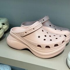 クロスニューコンテックス厚底下駄女性用カロスサマードラゴンパフ下駄包頭スリッパ