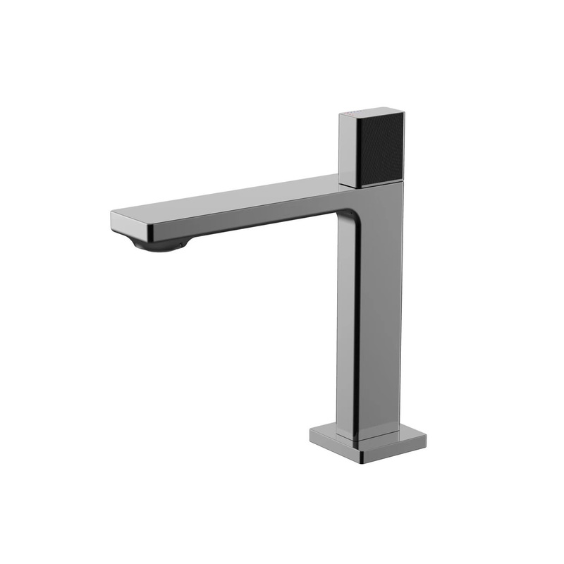 Kaiping Youjia Bathroom Washbasin Square Faucet Knob Switch Bathroom Splash-Proof Water Gun Gray 31498