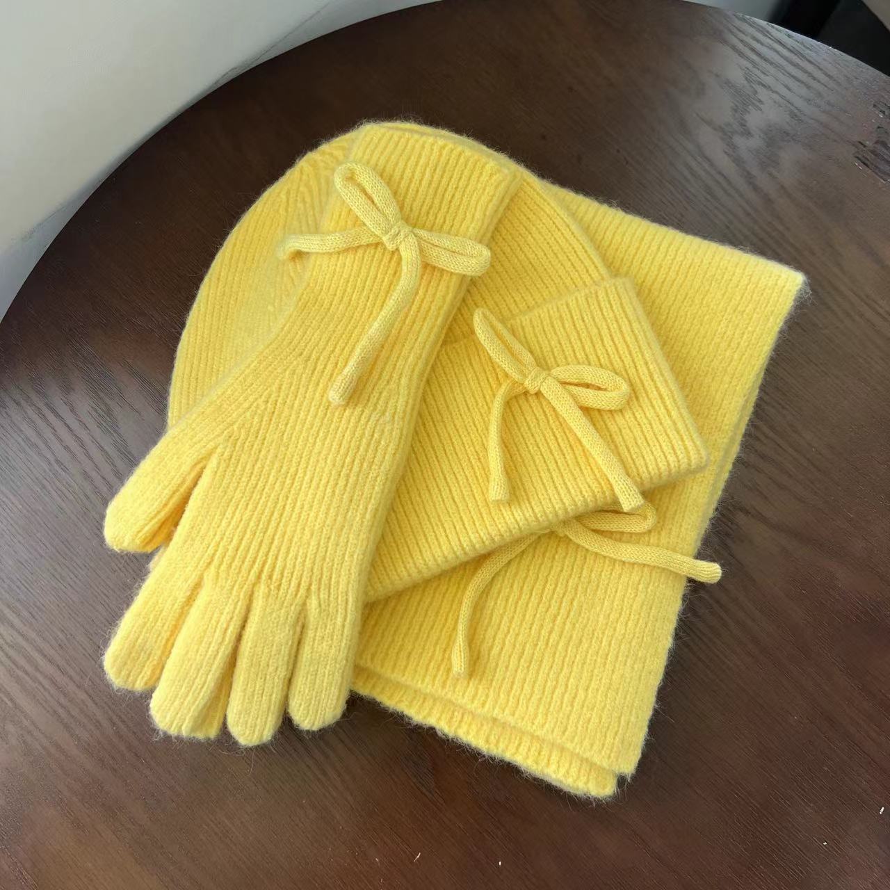 나비넥타이 3종세트-옐로우