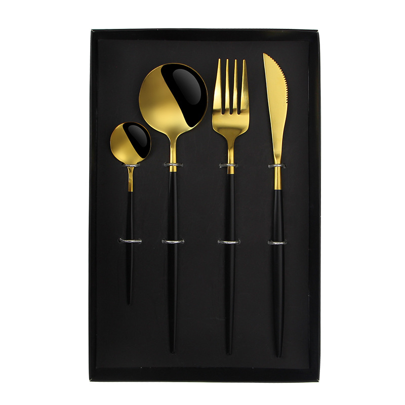 블랙 골드 [기프트 박스 포함 4 장 세트]