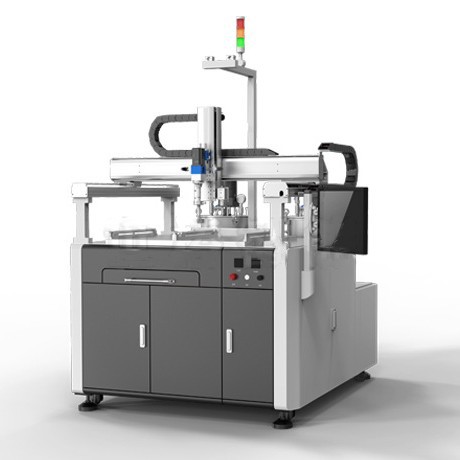 深隆STD1029 双工作台桌面式点胶机 继电器自动点胶设备