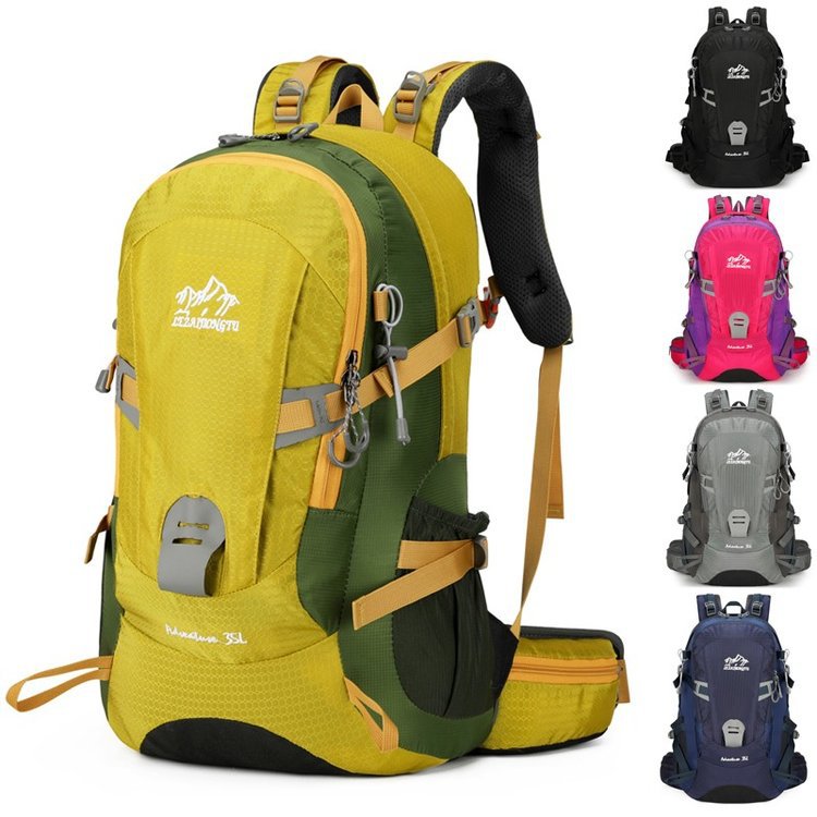 Nylon water repellent backpack for hiking
