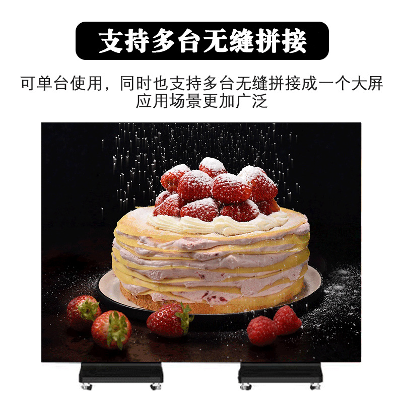 Tres pantallas LED plegables, control de teléfonos móviles, pantalla de doble cara, pantalla de póster electrónico LED, máquina de publicidad LED de alta definición