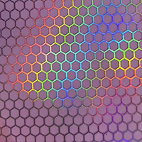 Car headlight protective film, Bozuan Rainbow Film Car - purple-with-white-dots-038