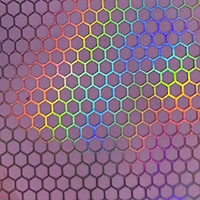 Car headlight protective film, Prism Honeycomb Rainbow Light Film - rainbow-purple-03m-width-8m-length