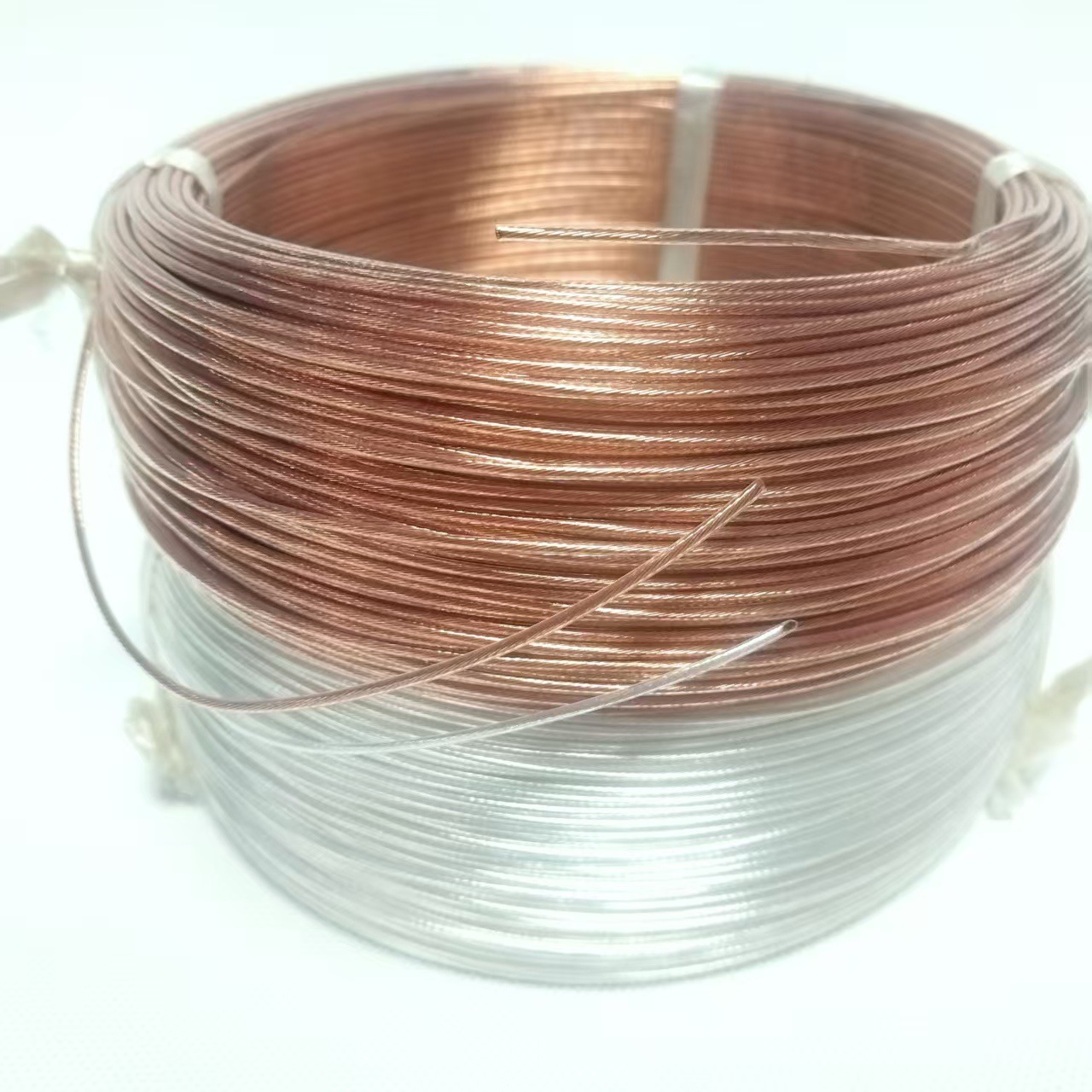 厂家直销6N单晶铜镀银喇叭线  超低失真 三层屏蔽抗干扰