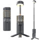 Cross-border New Camping Lamp Retractable Foldable Rechargeable Portable Multifunctional Camping Lamp Flashlight with Base