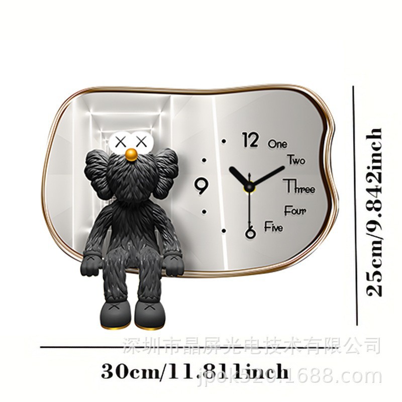 예술적 창의력 벽시계 30*25cm
