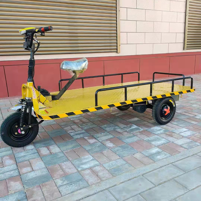 智能欧能仓库强劲电动平车可升降电动车间地纯平板车工具车搬运