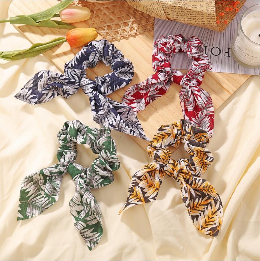 New Fashion Rabbit Ears Hair Scrunchies display picture 2