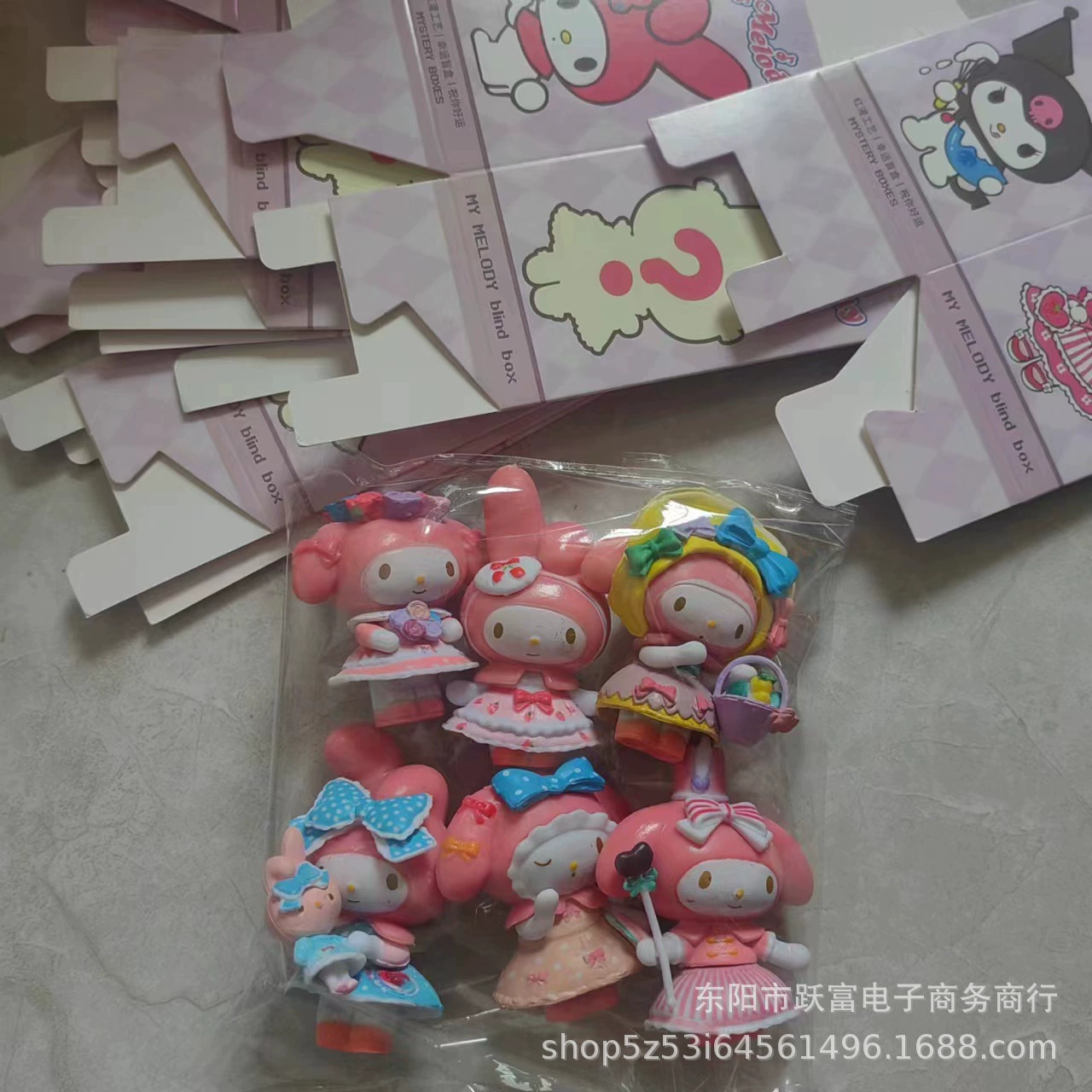 Слепой пакет фигурок (Sanrio) Dream Theme Tea Party My Melody & Friends, 8 милых коллекционных фигурок