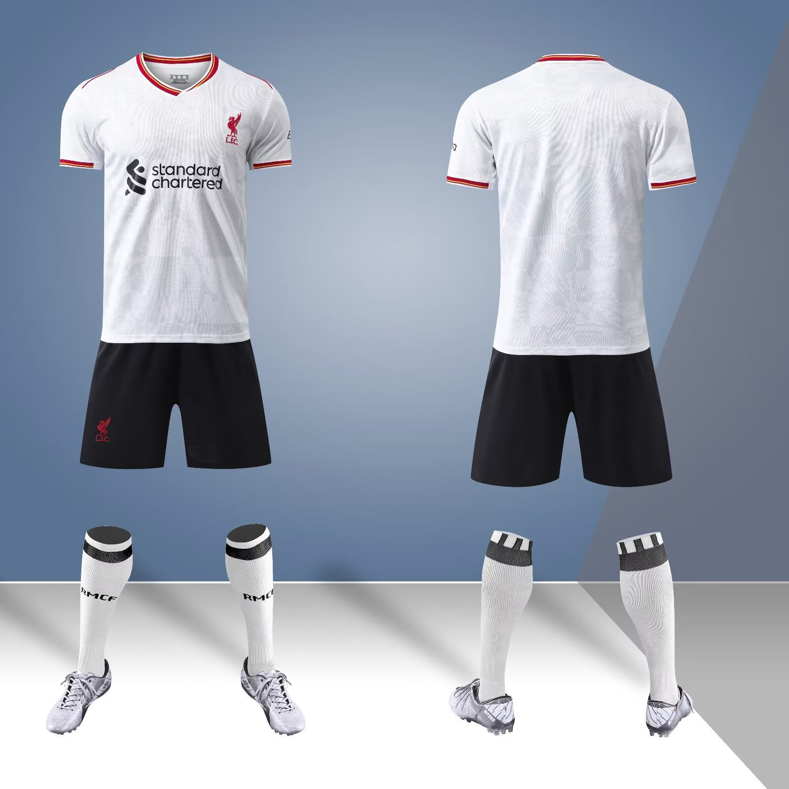 2425 juego de ropa de fútbol para adultos y niños Copa del Mundo Club de secado rápido para hombres y mujeres equipos de impresión de entrenamiento