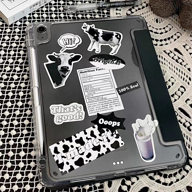 Suitable for iPad tablet protective cover 10 generation acrylic Air56 high transparency pen slot Pro11 anti-bending 10.9 inch 2024