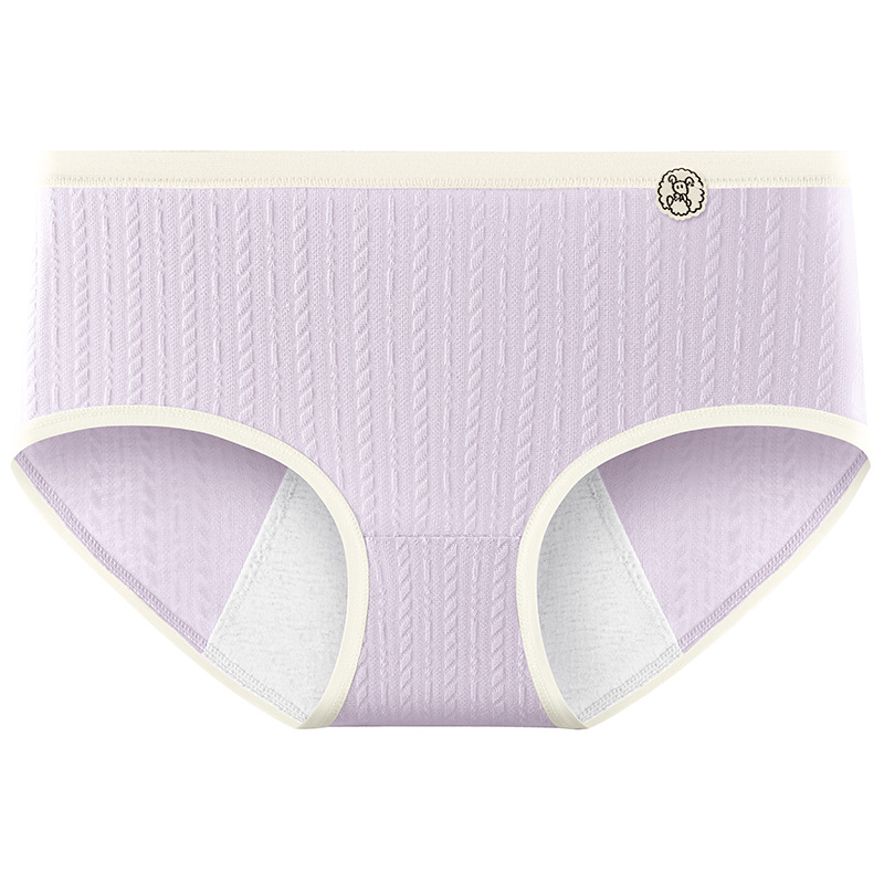 Pantalones fisiticos de gran tamaño, bragas, período menstrual a prueba de fugas para mujer, entrepierna de algodón puro, entrepierna antibacteriana, período menstrual transpirable, calzoncillos para mujer image 12