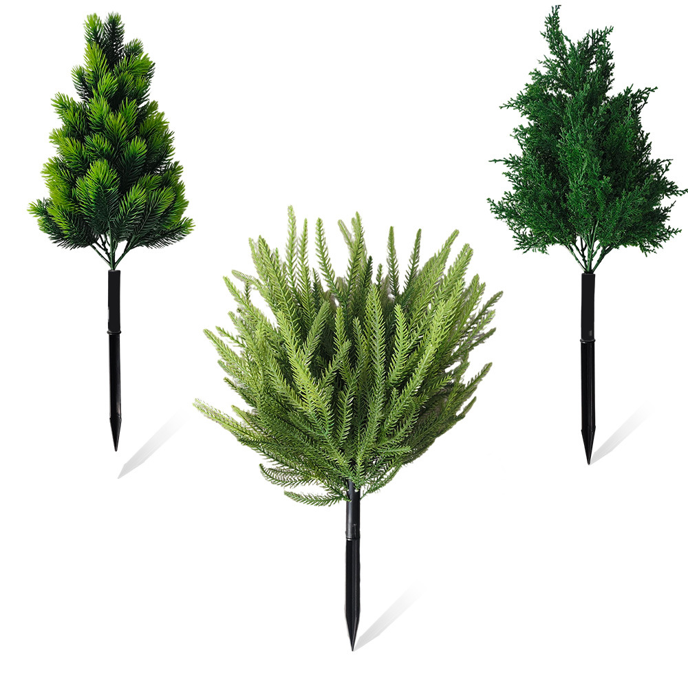 Amazon explotó una variedad de plantas para la decoración del patio primavera y verano al aire libre flores verdes artificiales decorativas