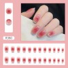 Short nail stickers for nails, removable face blush, fake nails, ready-made product