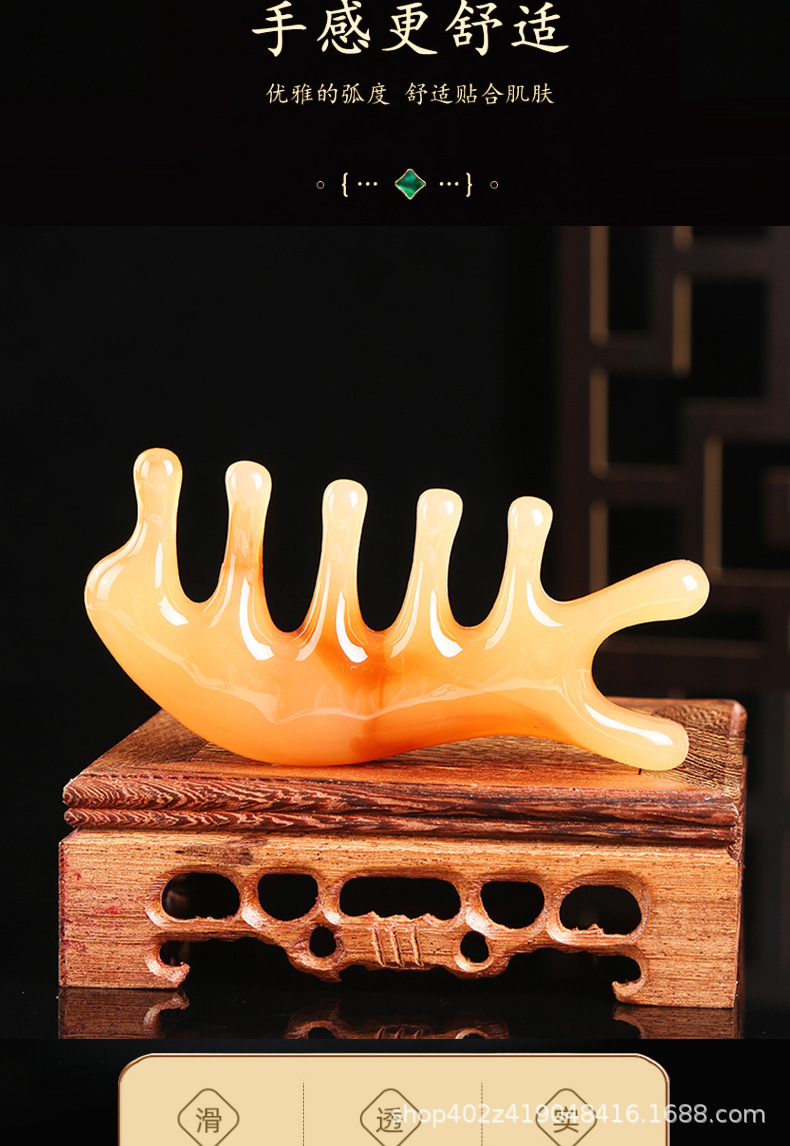Dolphin Shaped Gua Sha Massage Comb 4 in 1 Resin Facial Nose Scalp Meridian Brush Beauty Tool key features