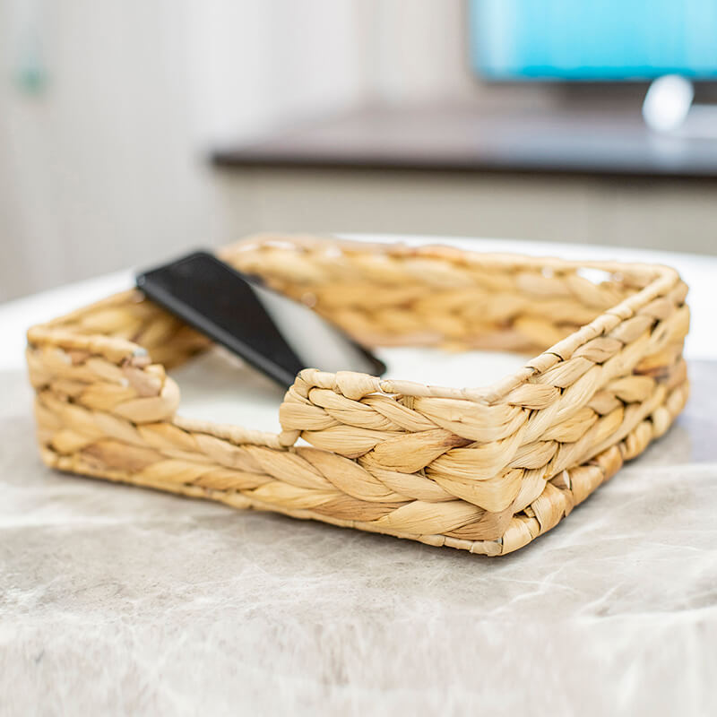 Yiran Willow multifuncional caja de pañuelos creativo dormitorio sala de estar caja de almacenamiento de control remoto hotel restaurante servilleta cartón