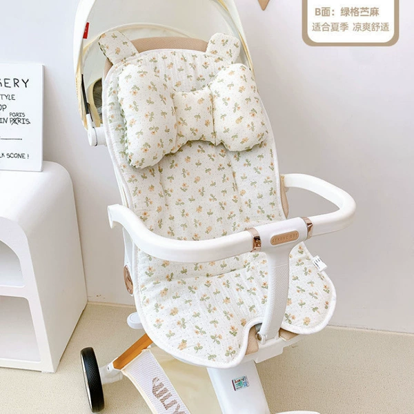 Cotton gauze headrest, 2 pieces