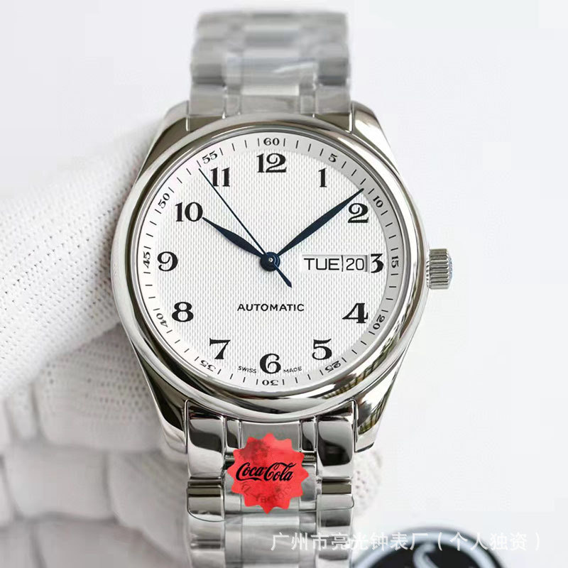 Langjia Master Series Watches, Fully Automatic Mechanical Watches, Couple Watches, Leather Strap, Steel Strap, Concas Couple Model, Luminous