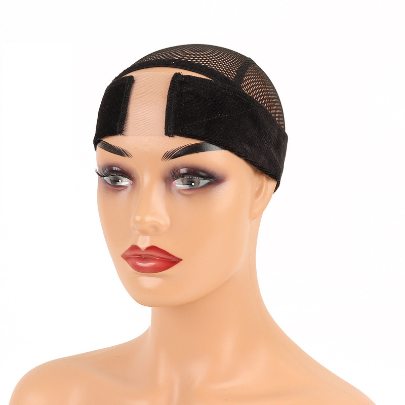 亚马逊蕾丝假发发带 天鹅绒魔术贴假发固定带 lace wig grip band|undefined