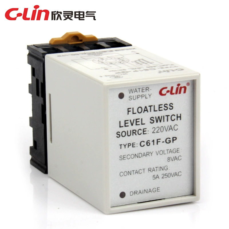 Реле уровня жидкости Xinling C61F-GP, подача воды, таймер уровня жидкости дренажного типа, нормально открытый, нормально закрытый контакт