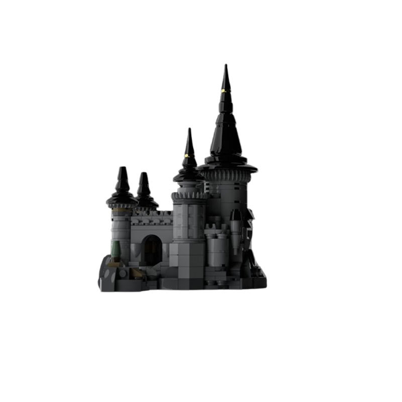 Magic Castle Educational Building Block Model For Children_voghion.com